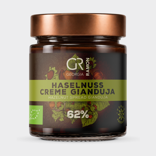 BIO Haselnuss Creme Gianduja 62%